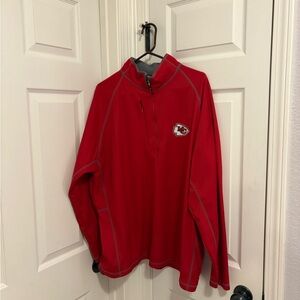 KC Chiefs Pullover- Antigua Red Men's